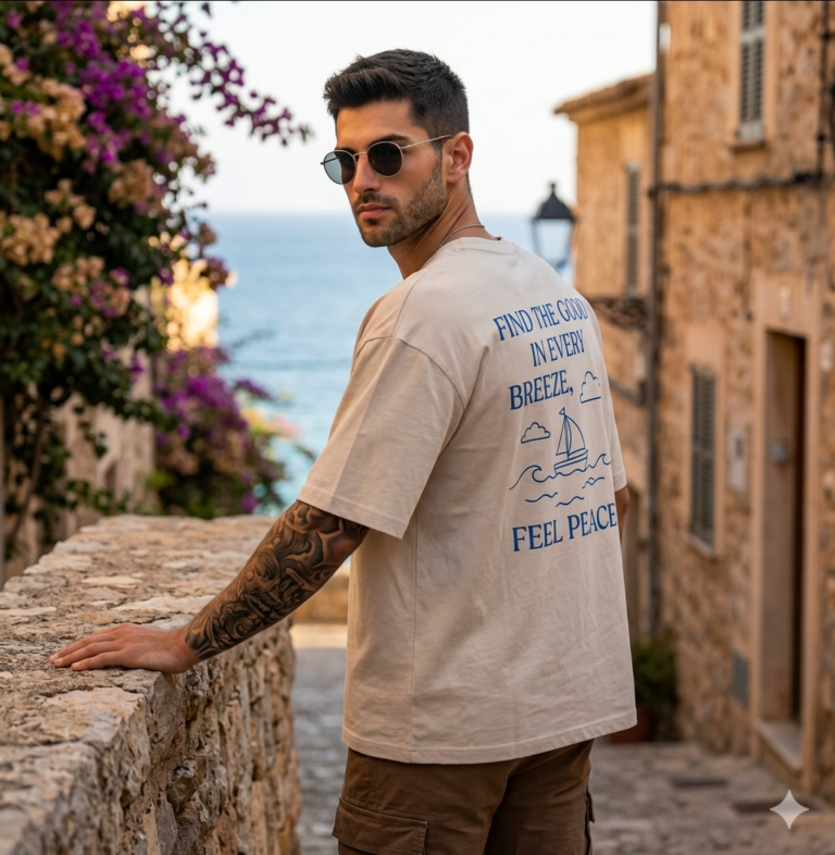 Result 1 for Golden Coast Streetwear AI Photo Editing Prompt