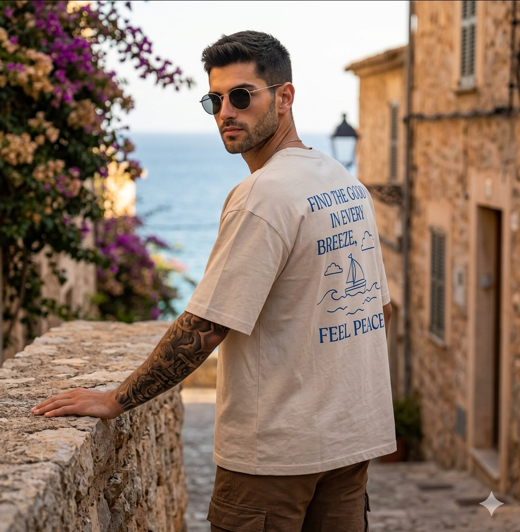 Result 1 for Golden Coast Streetwear AI Photo Editing Prompt