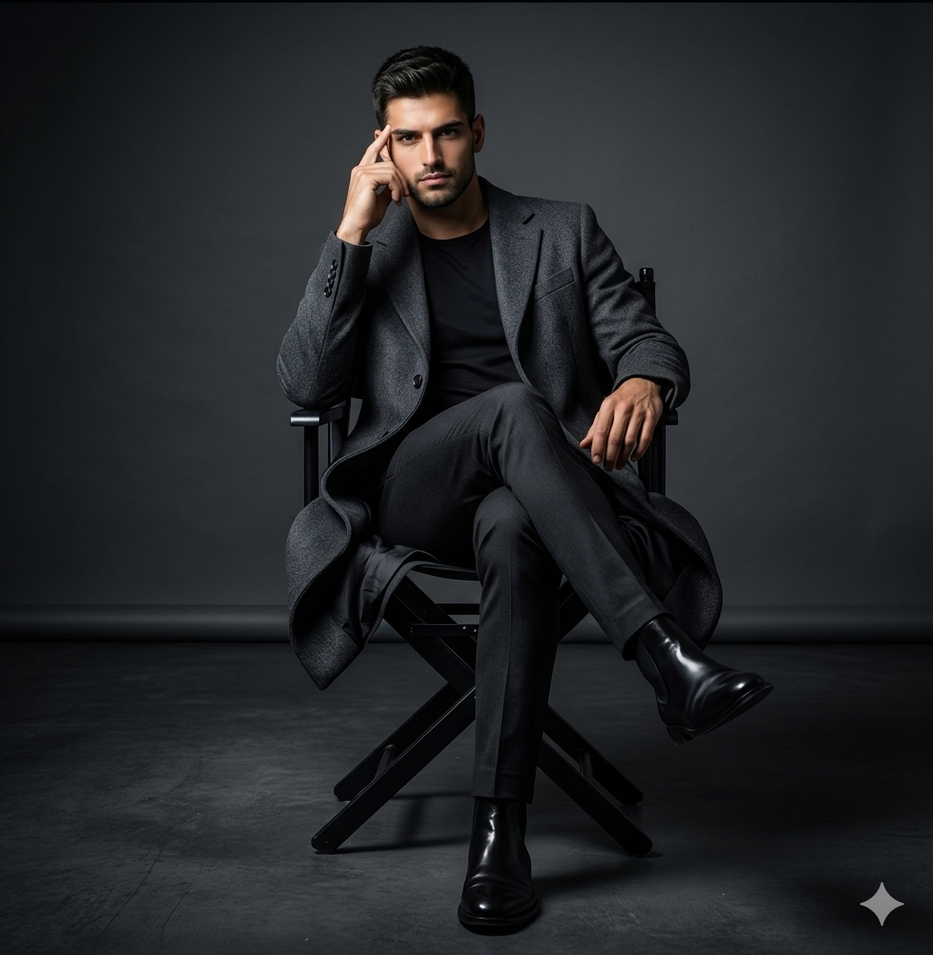 Result 1 for Luxury Studio Gentleman AI Photo Editing Prompt