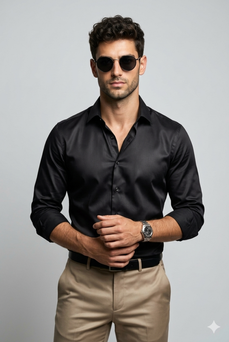 Result 1 for Luxury Studio Gentleman AI Photo Editing Prompt