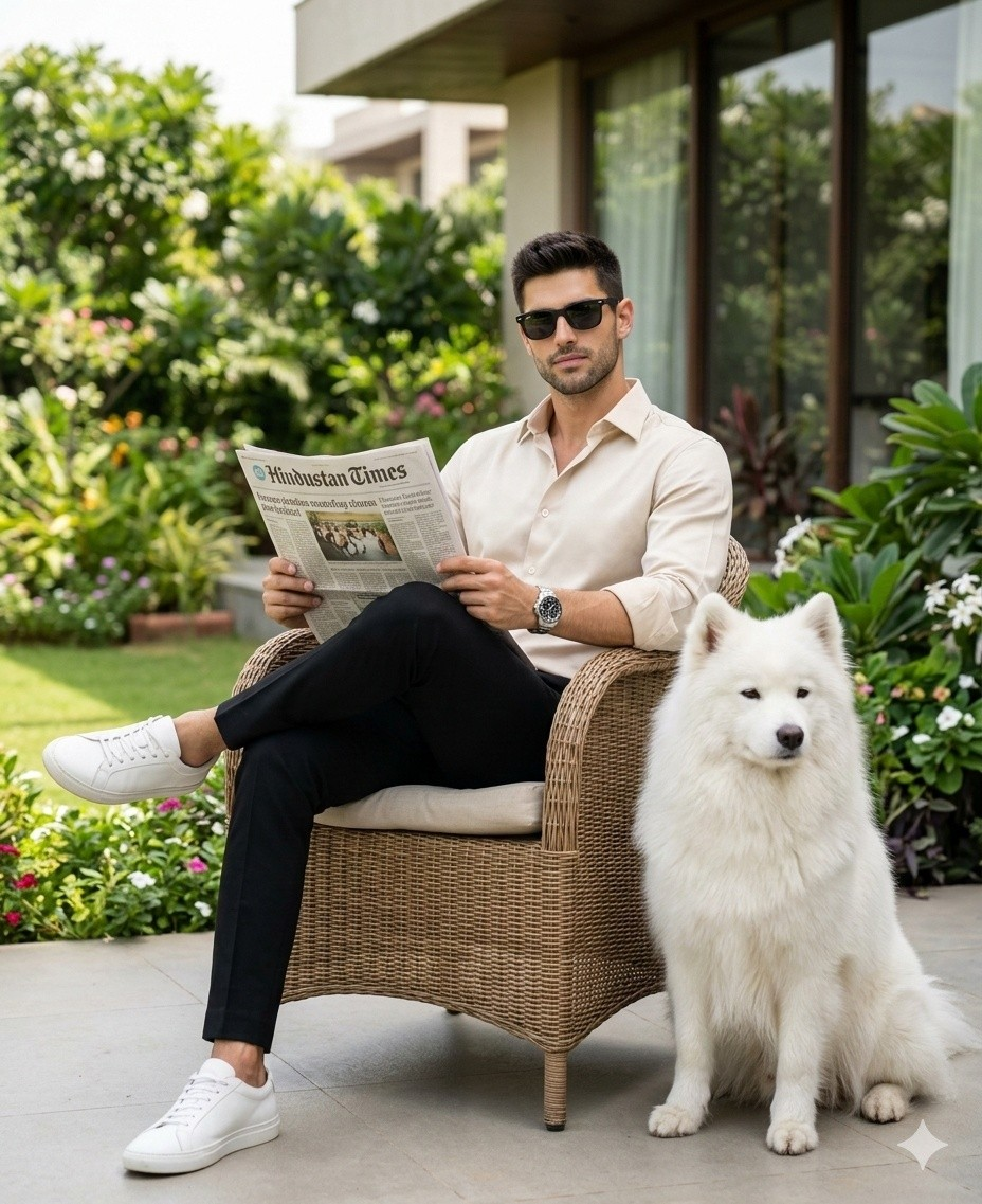 Result 1 for Luxury Garden Gentleman AI Photo Editing Prompt