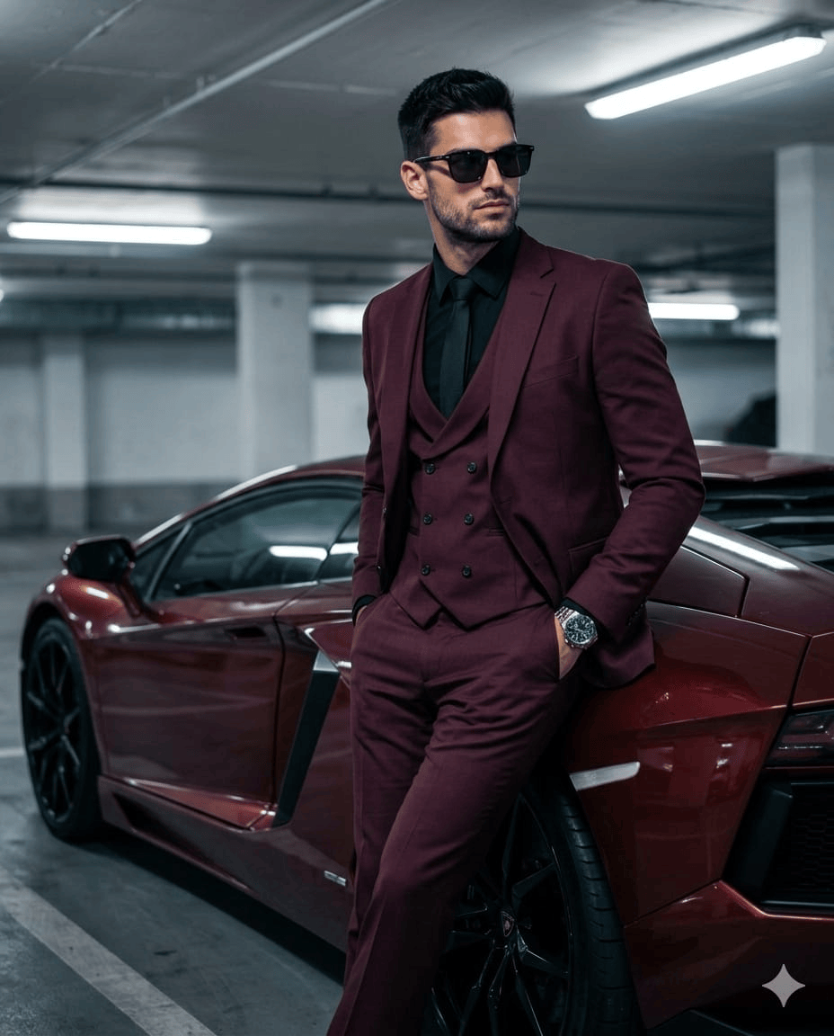 Result 1 for Luxury Garage Gentleman AI Photo Editing Prompt