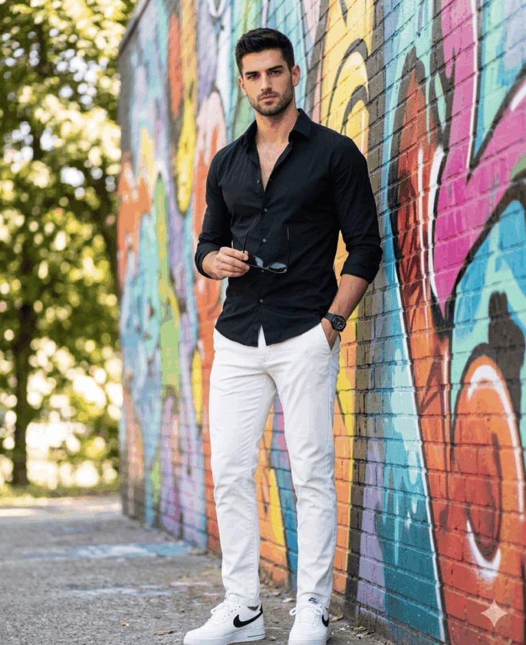 Result 1 for Casual Wall Gentleman AI Photo Editing Prompt