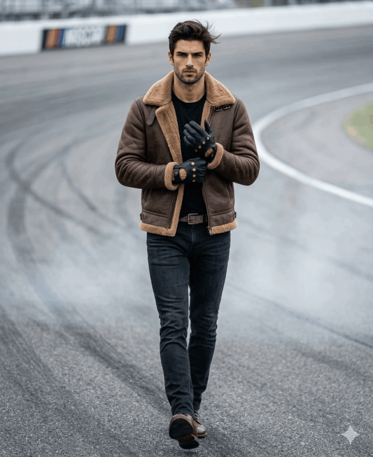 Result 1 for Trackside Leather Stride AI Photo Editing Prompt