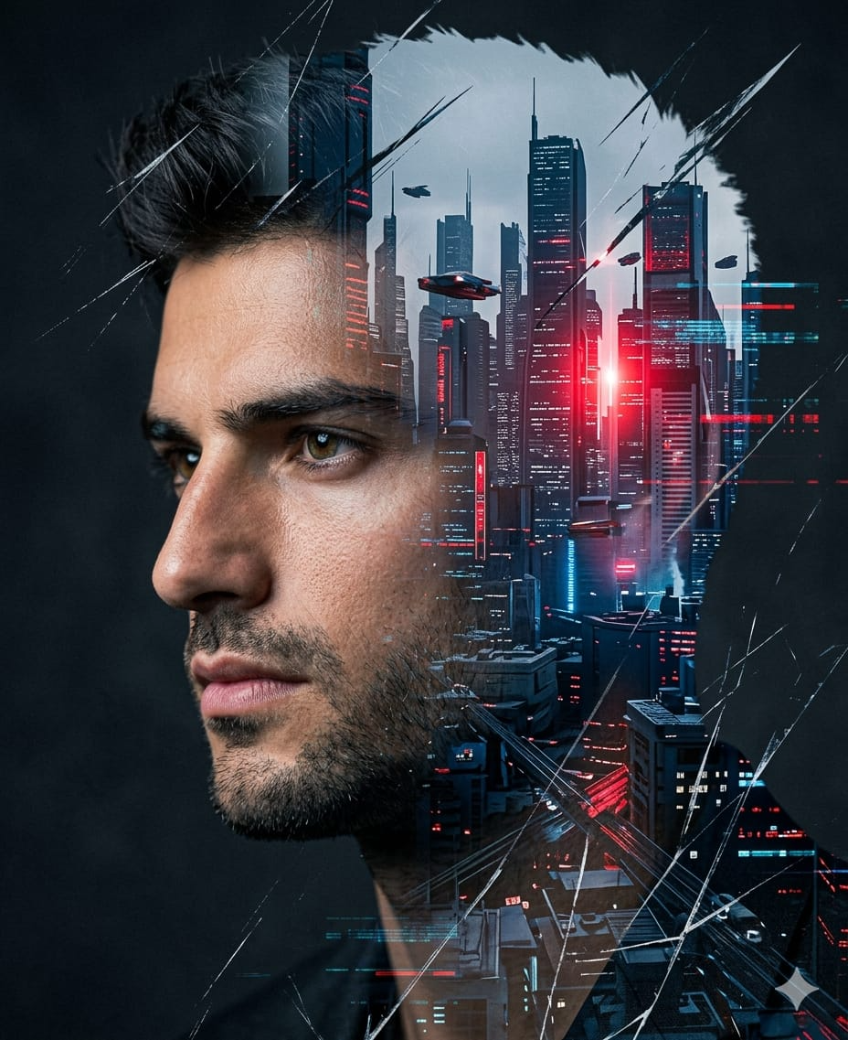 Result 1 for Facebook Logo Portrait AI Photo Editing Prompt