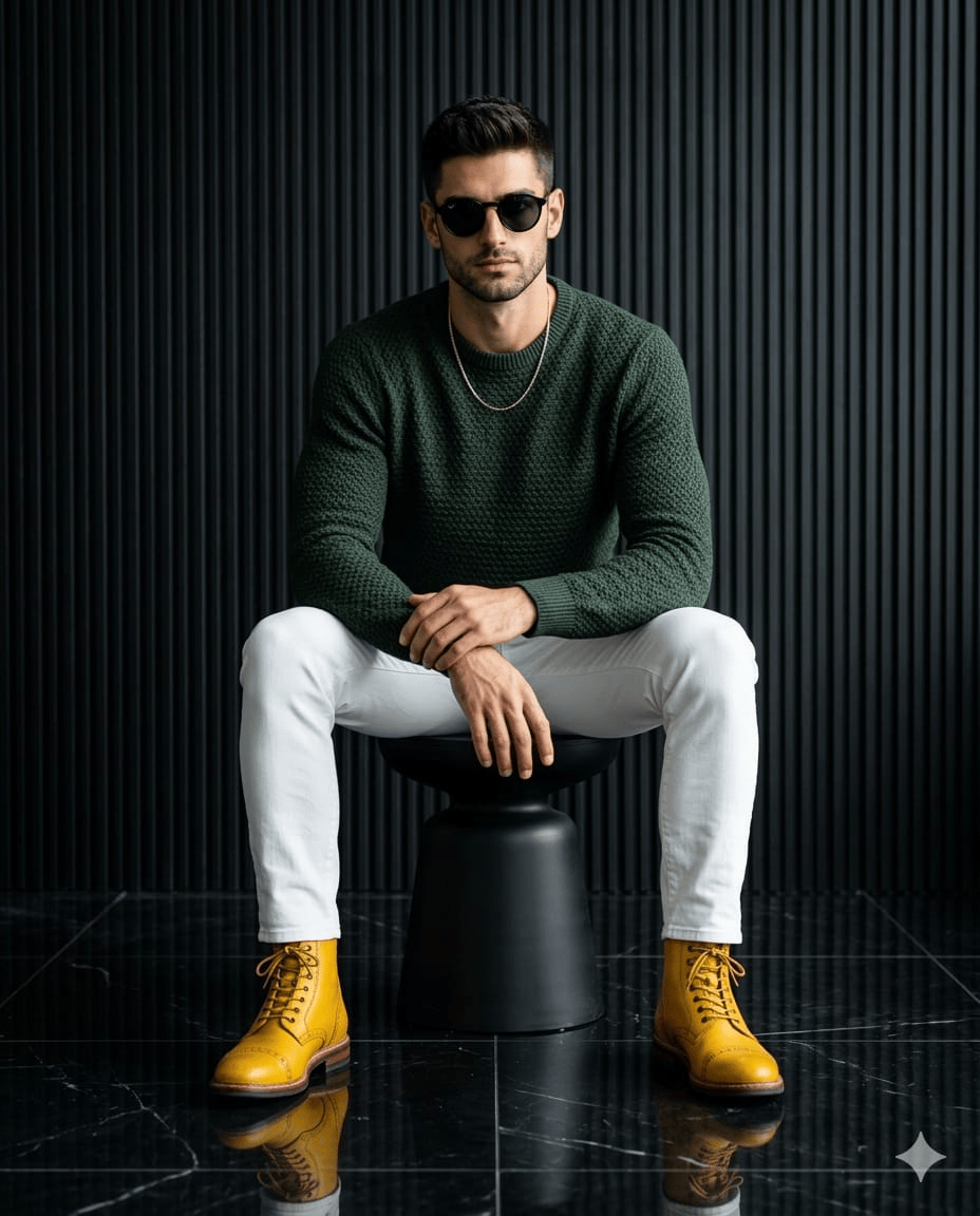 Result 1 for Luxury Studio Gentleman AI Photo Editing Prompt