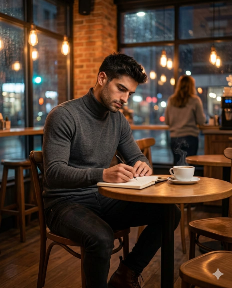 Result 1 for Midnight Cafe Writer AI Photo Editing Prompt