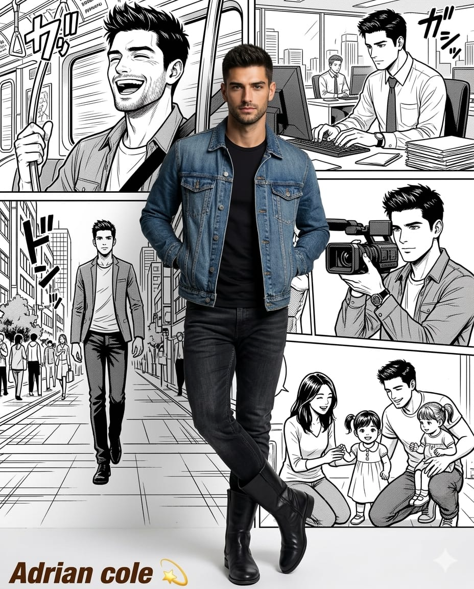 Result 1 for Manga Memory Collage AI Photo Editing Prompt