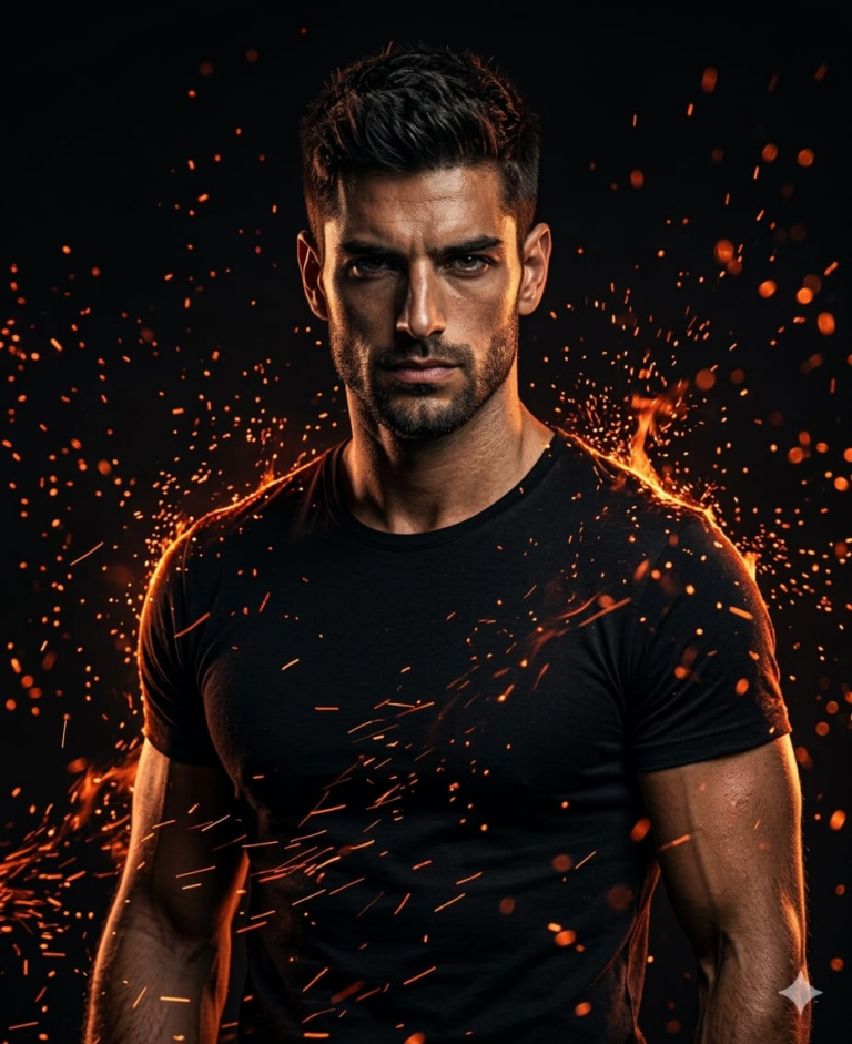 Result 1 for Ember Shadow Hero AI Photo Editing Prompt