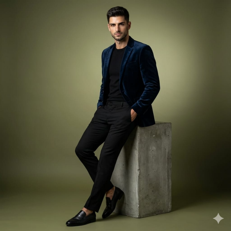 Result 1 for Luxury Studio Gentleman AI Photo Editing Prompt