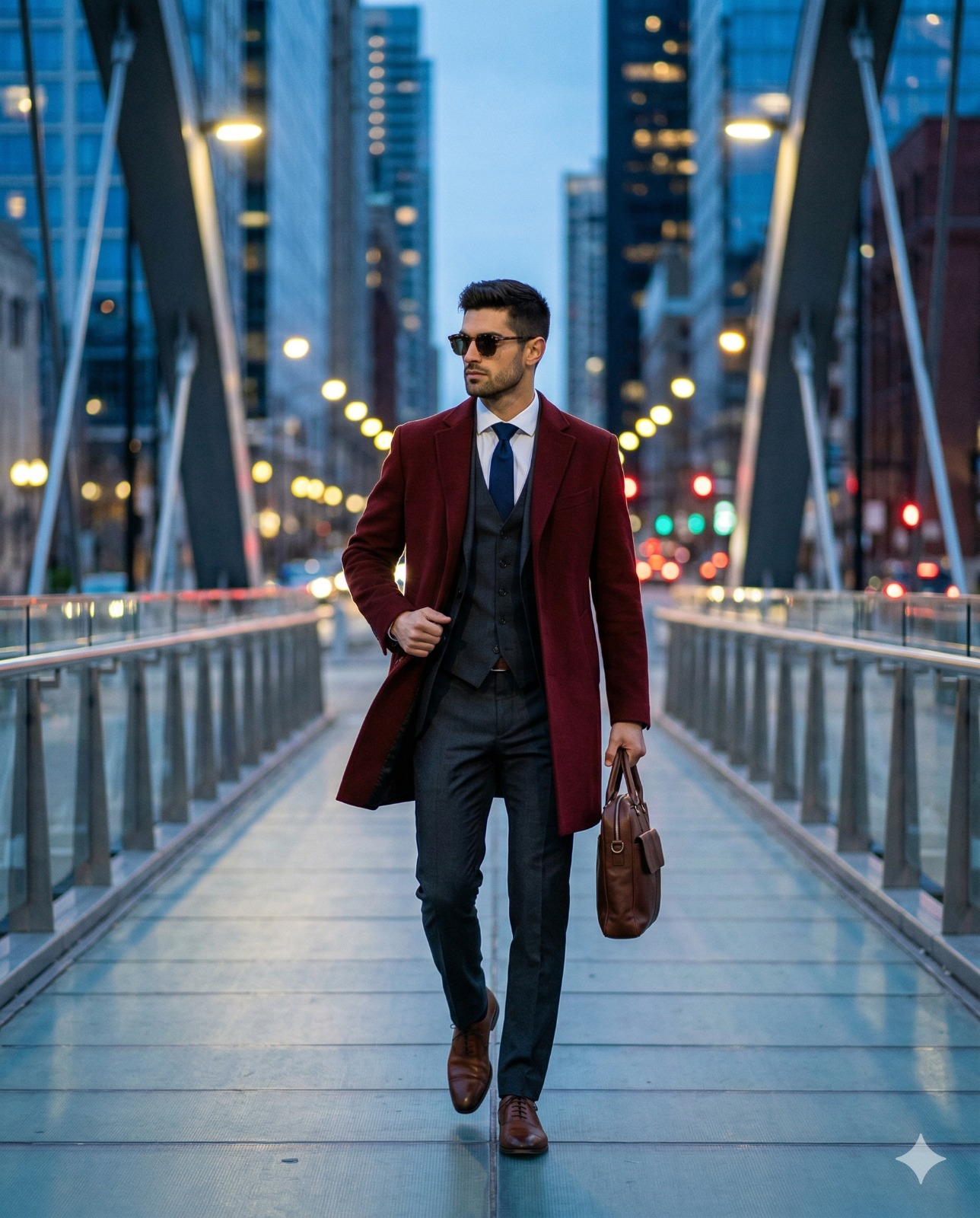 Result 1 for Blue Hour Gentleman AI Photo Editing Prompt