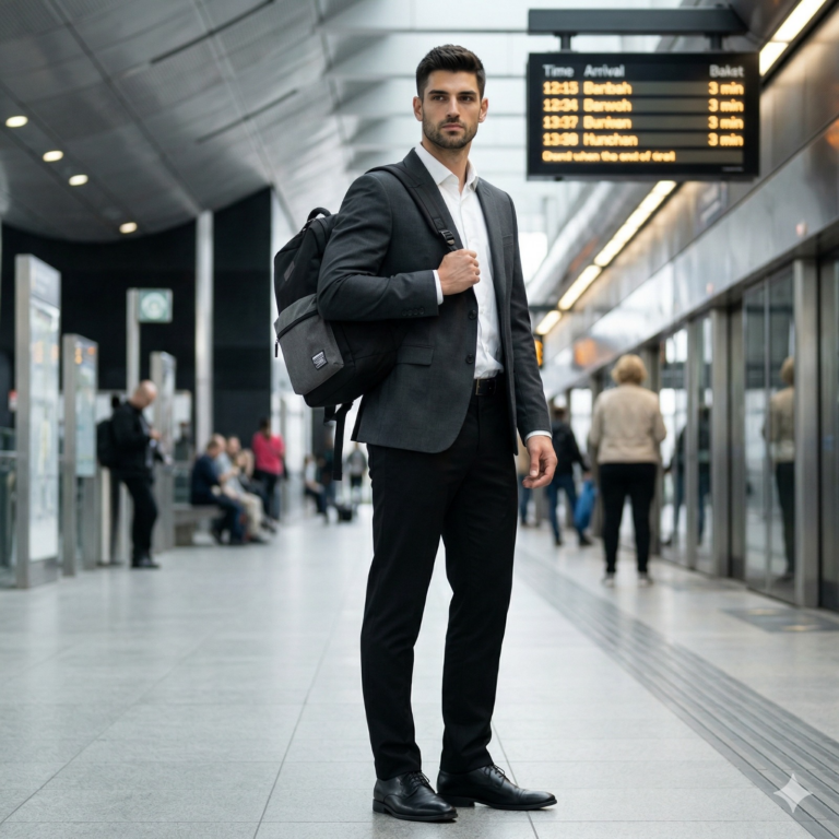 Result 1 for Metro Suit Gentleman AI Photo Editing Prompt