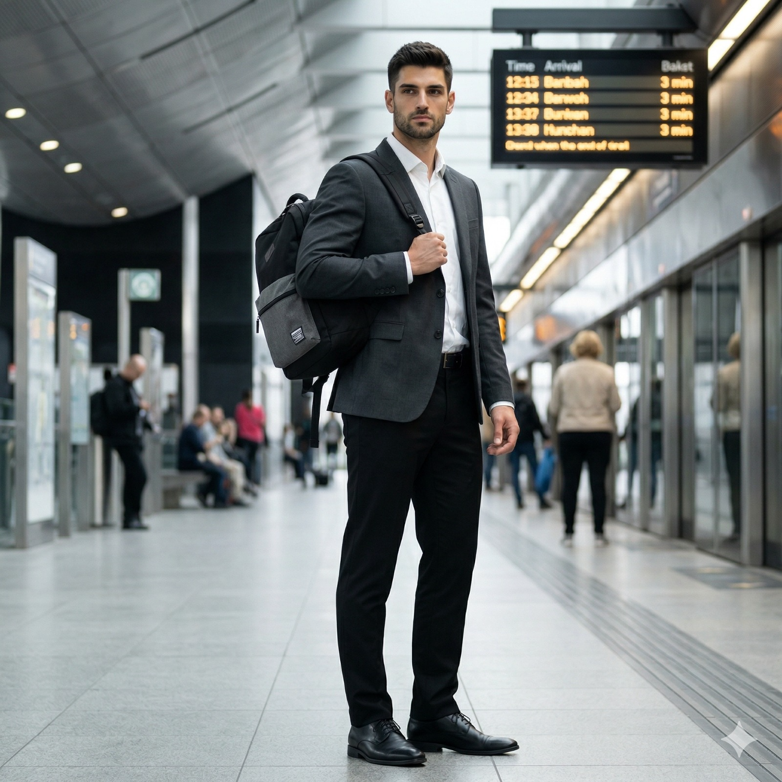 Result 1 for Metro Suit Gentleman AI Photo Editing Prompt