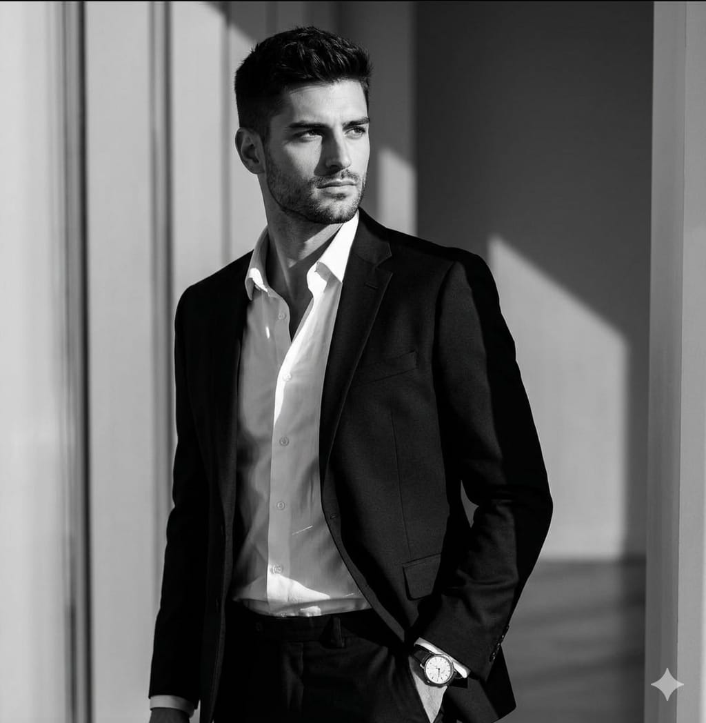 Result 1 for Noir Window Gentleman AI Photo Editing Prompt