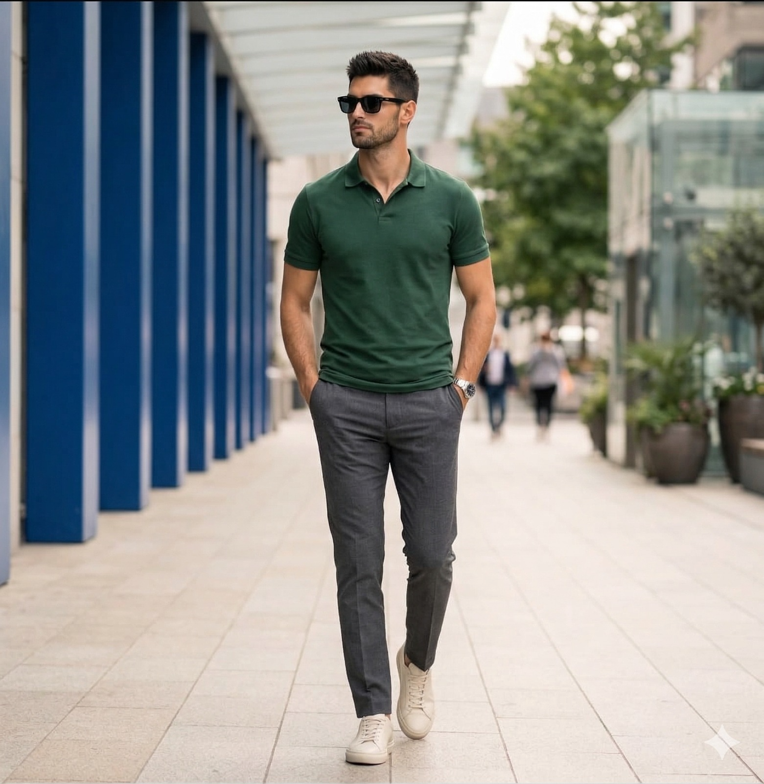 Result 1 for Urban Walk Gentleman AI Photo Editing Prompt