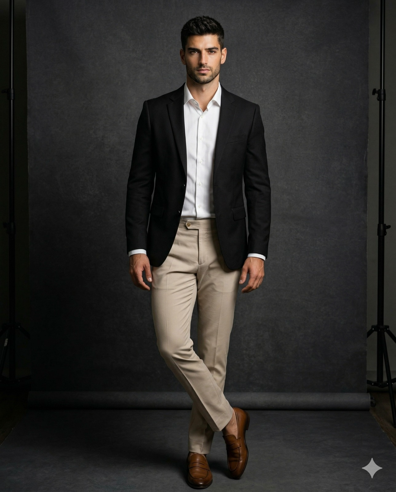 Result 1 for Luxury Studio Gentleman AI Photo Editing Prompt