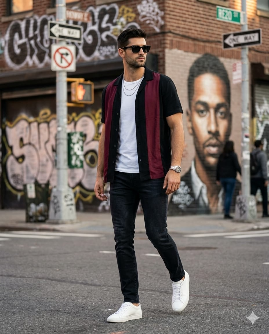 Result 1 for Golden Hour Streetwear AI Photo Editing Prompt
