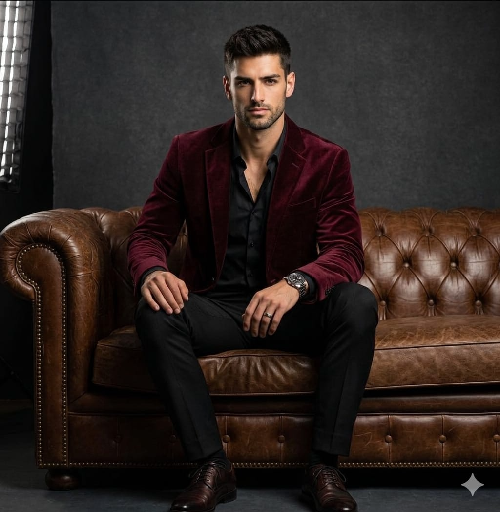 Result 1 for Luxury Studio Gentleman AI Photo Editing Prompt
