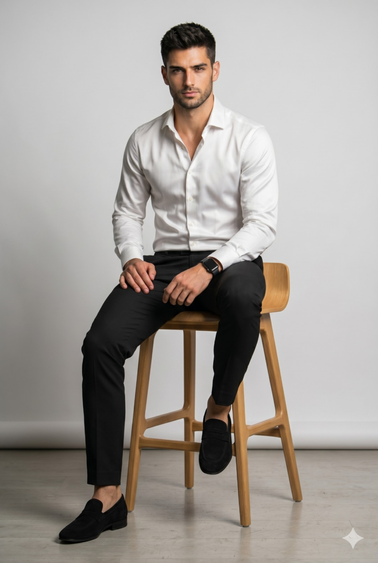 Result 1 for Luxury Studio Gentleman AI Photo Editing Prompt