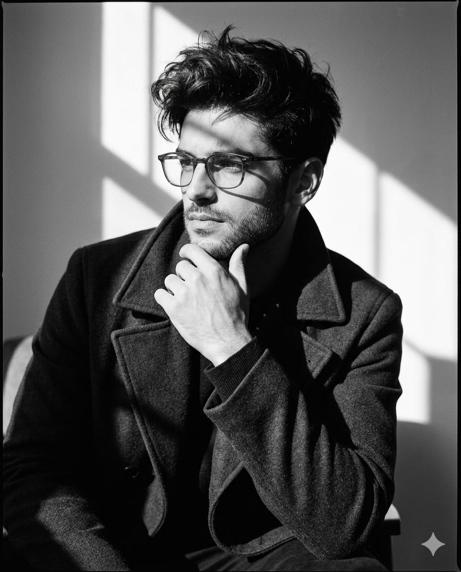 Result 1 for Noir Window Portrait AI Photo Editing Prompt
