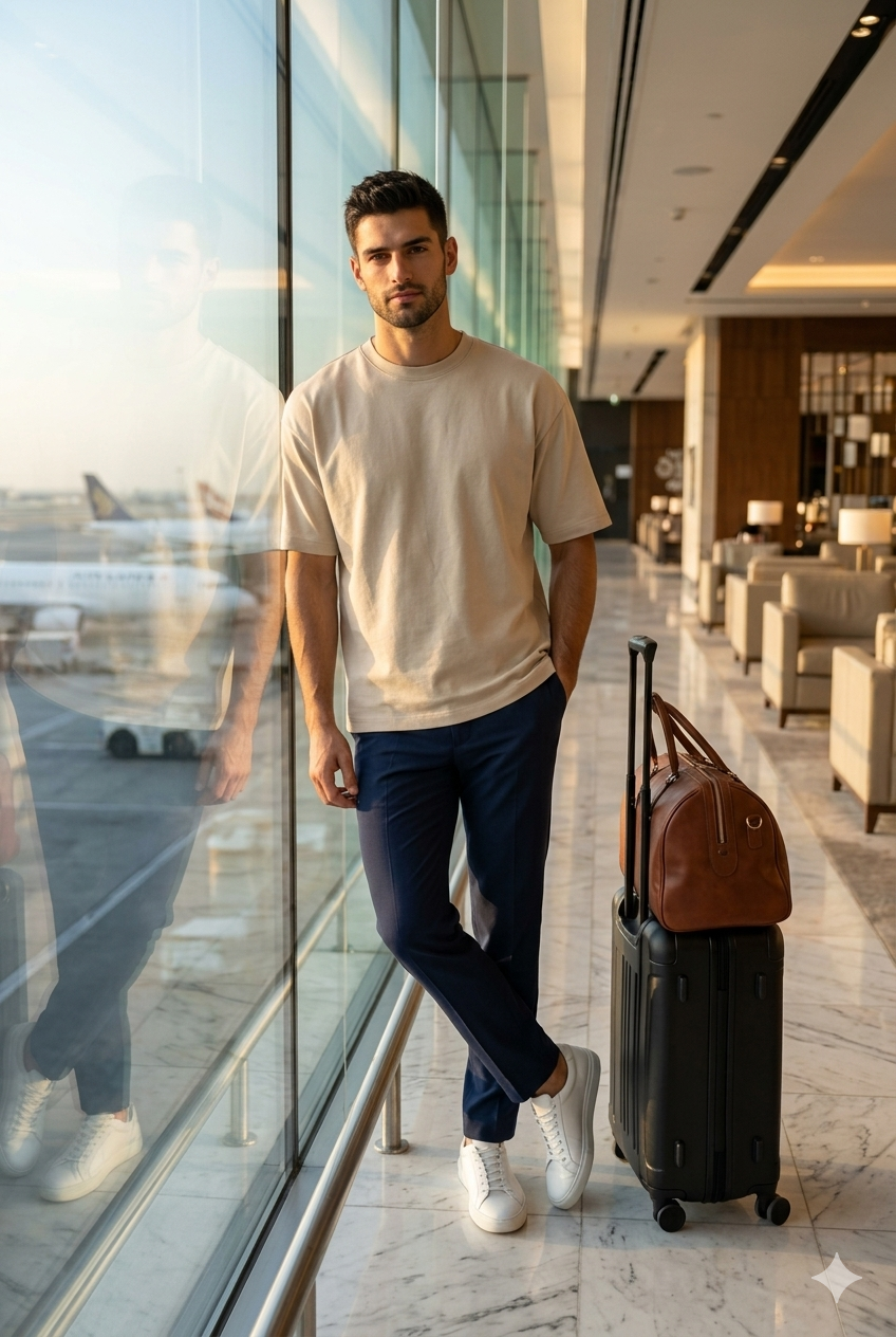 Result 1 for Luxury Airport Editorial AI Photo Editing Prompt