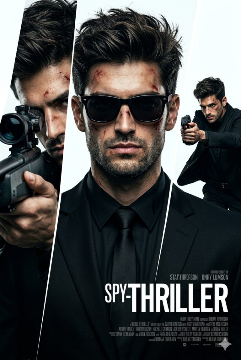 Result 1 for Spy Thriller Collage AI Photo Editing Prompt