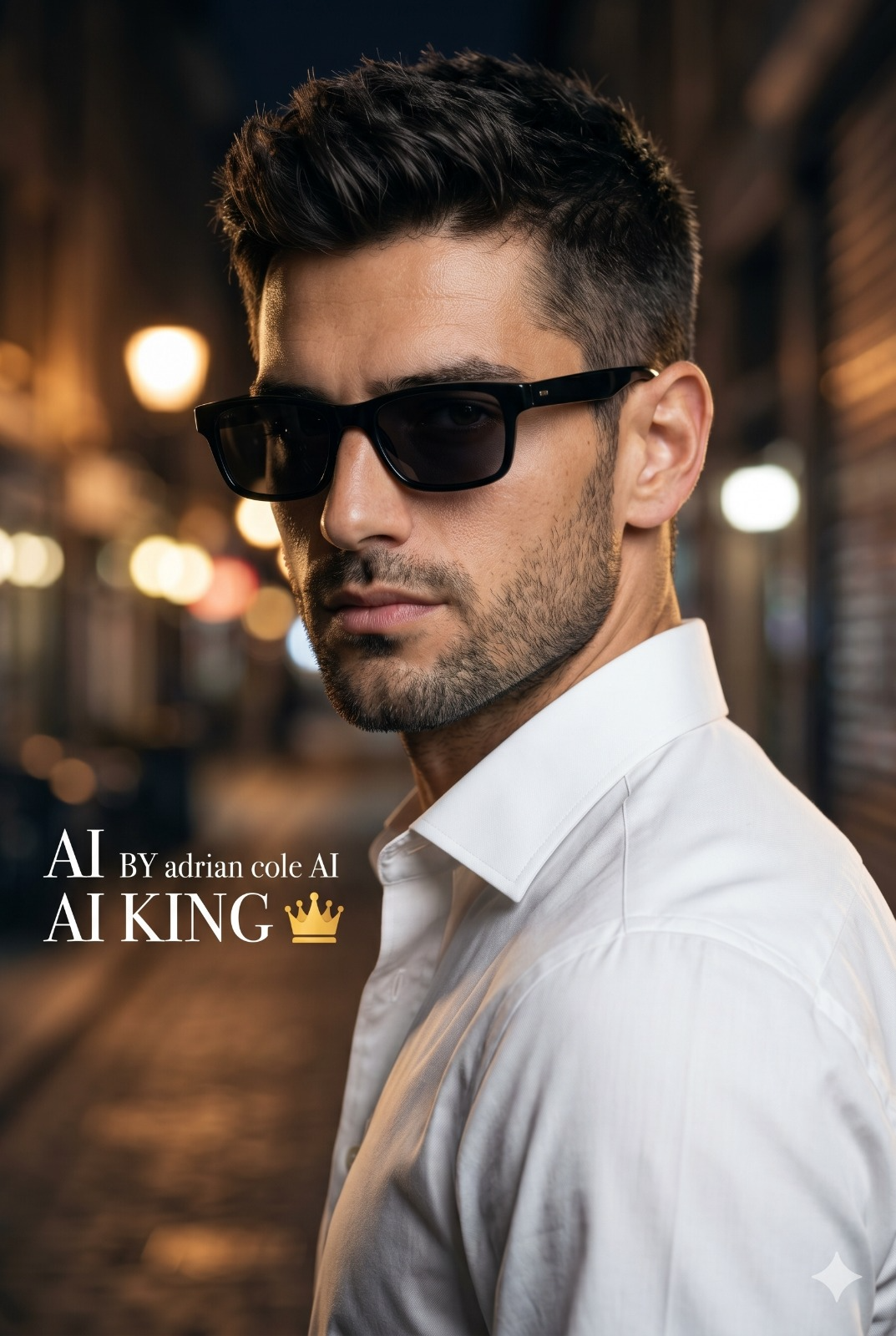 Result 1 for Luxury Night Editorial AI Photo Editing Prompt