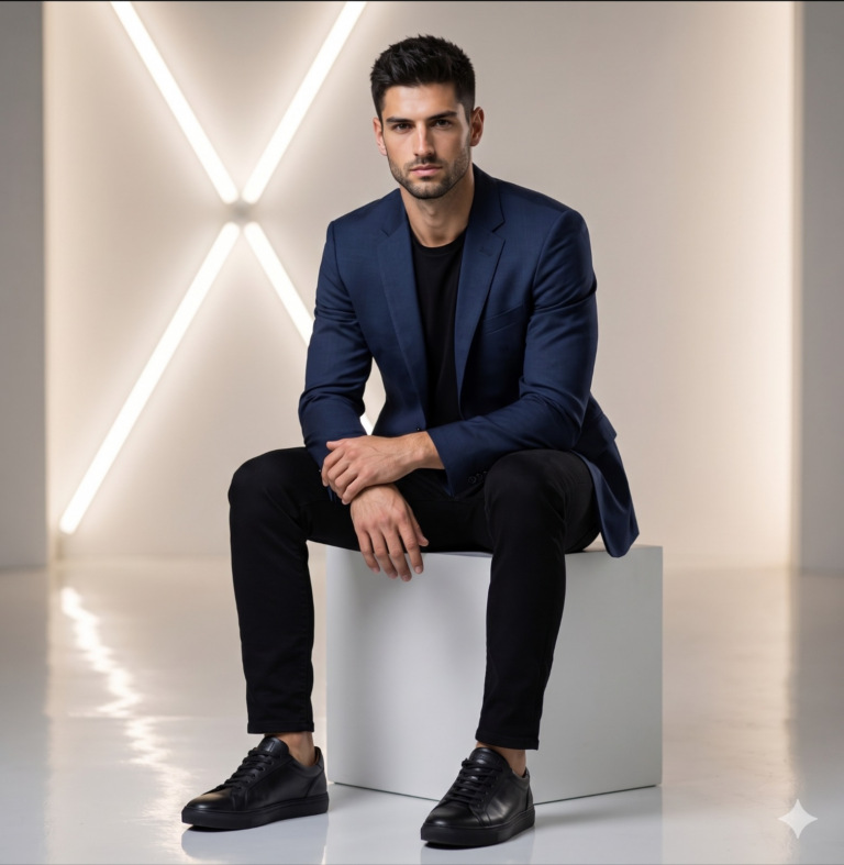 Result 1 for Luxury Studio Gentleman AI Photo Editing Prompt
