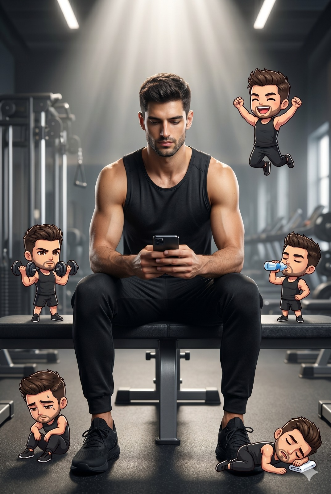 Result 1 for Luxury Gym Clone AI Photo Editing Prompt