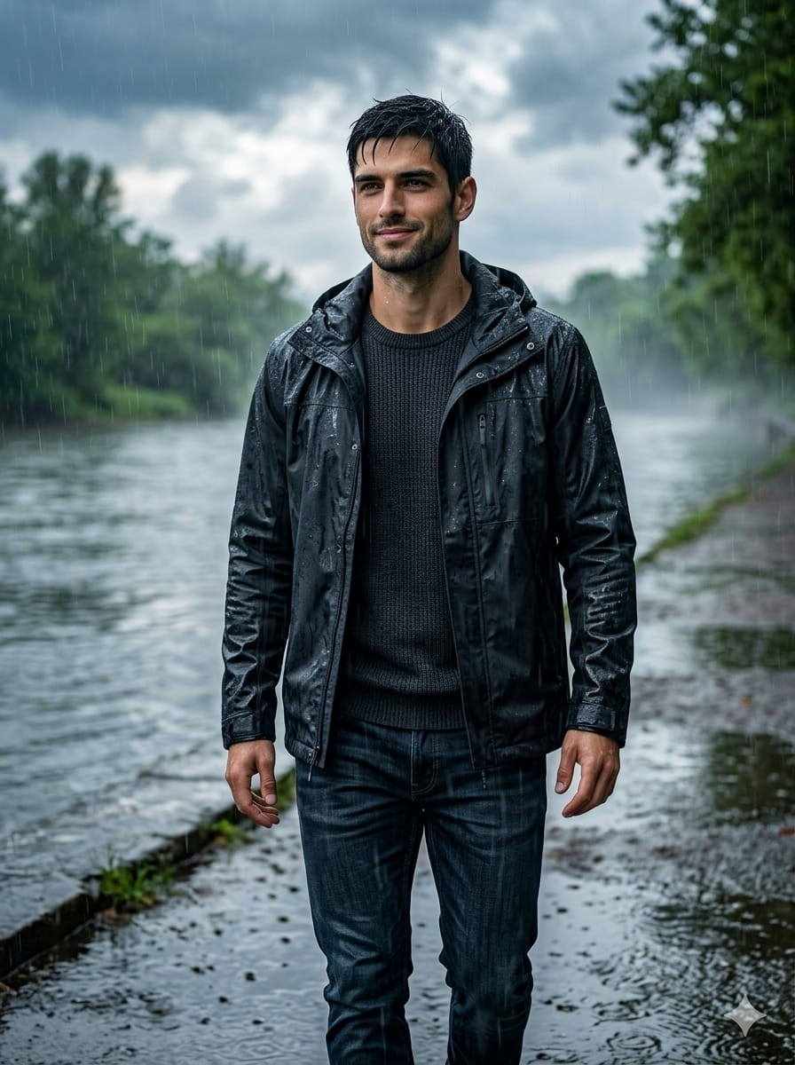 Result 1 for Rainy River Gentleman AI Photo Editing Prompt