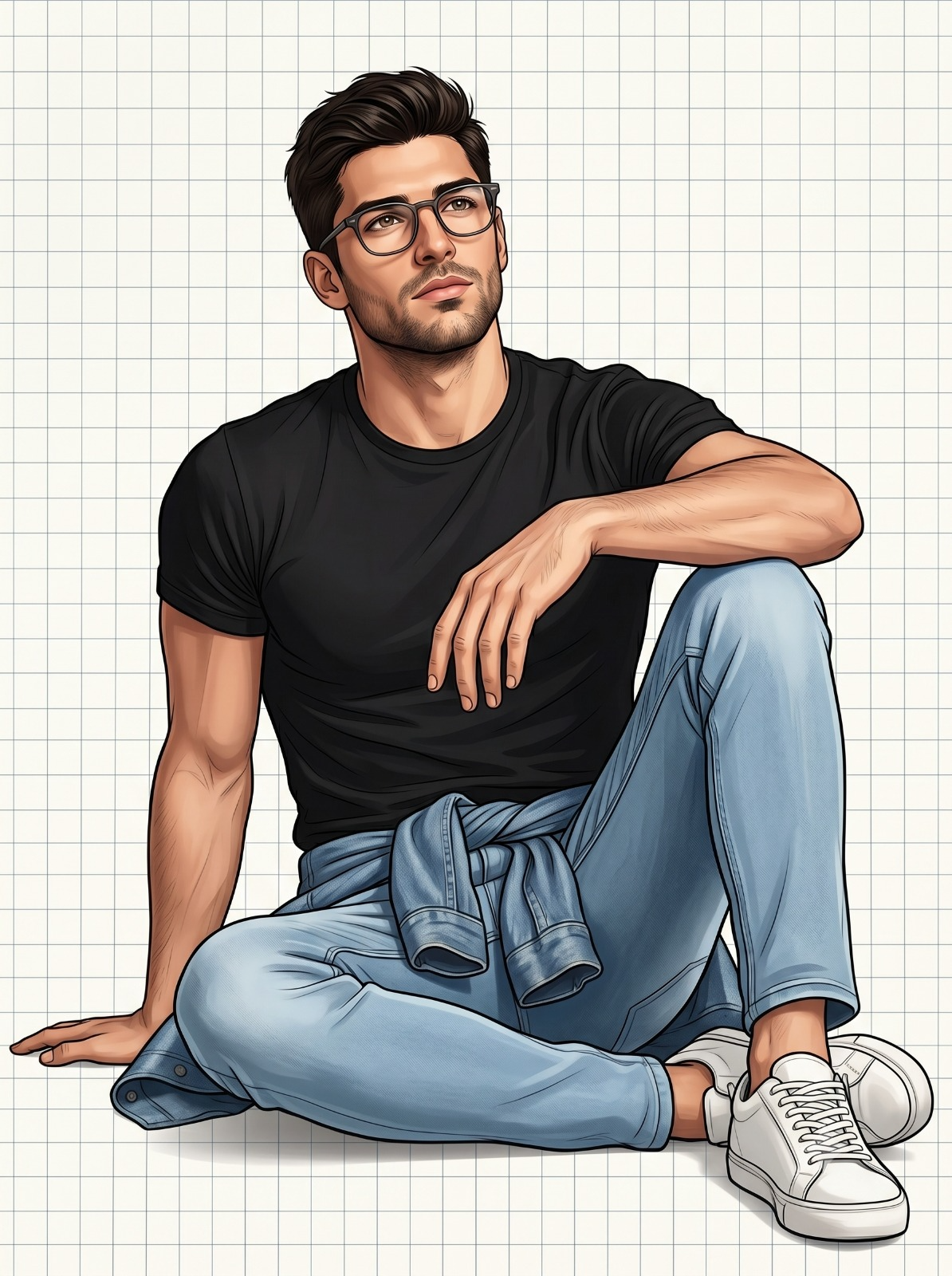 Result 1 for Notebook Character Portrait AI Photo Editing Prompt