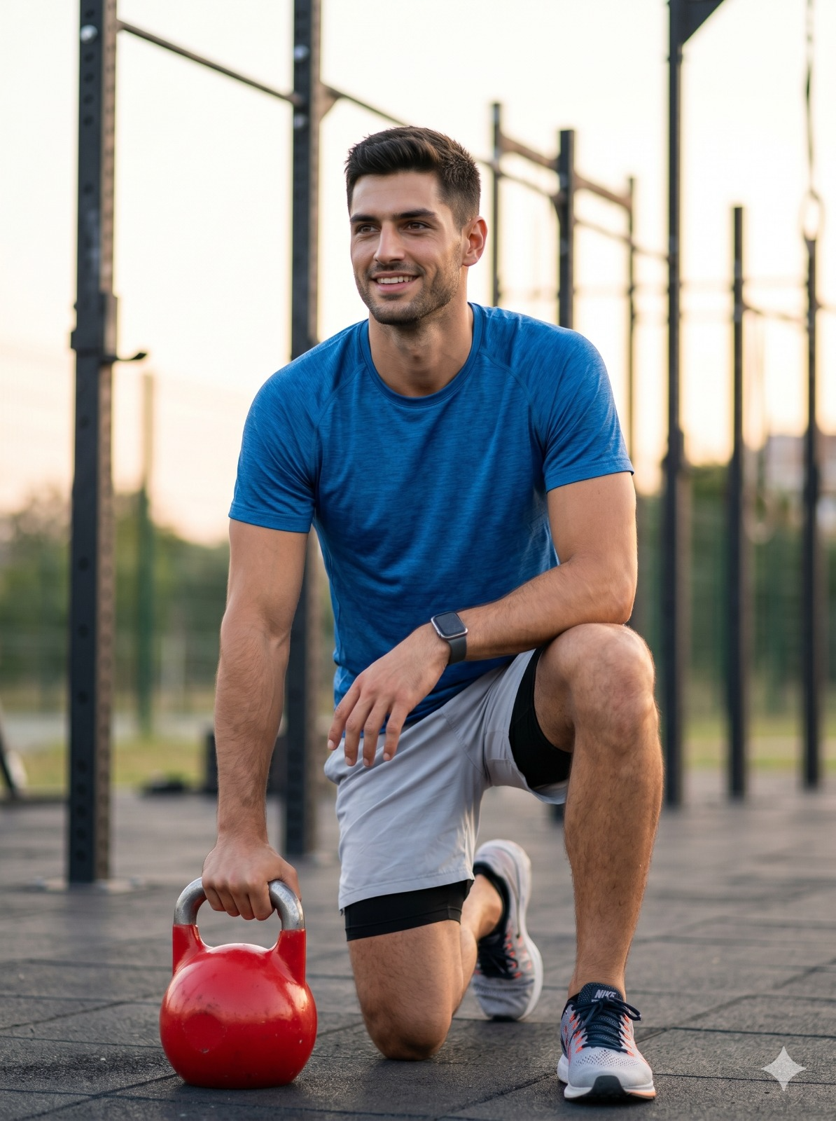 Result 1 for Cinematic Fitness Portrait AI Photo Editing Prompt
