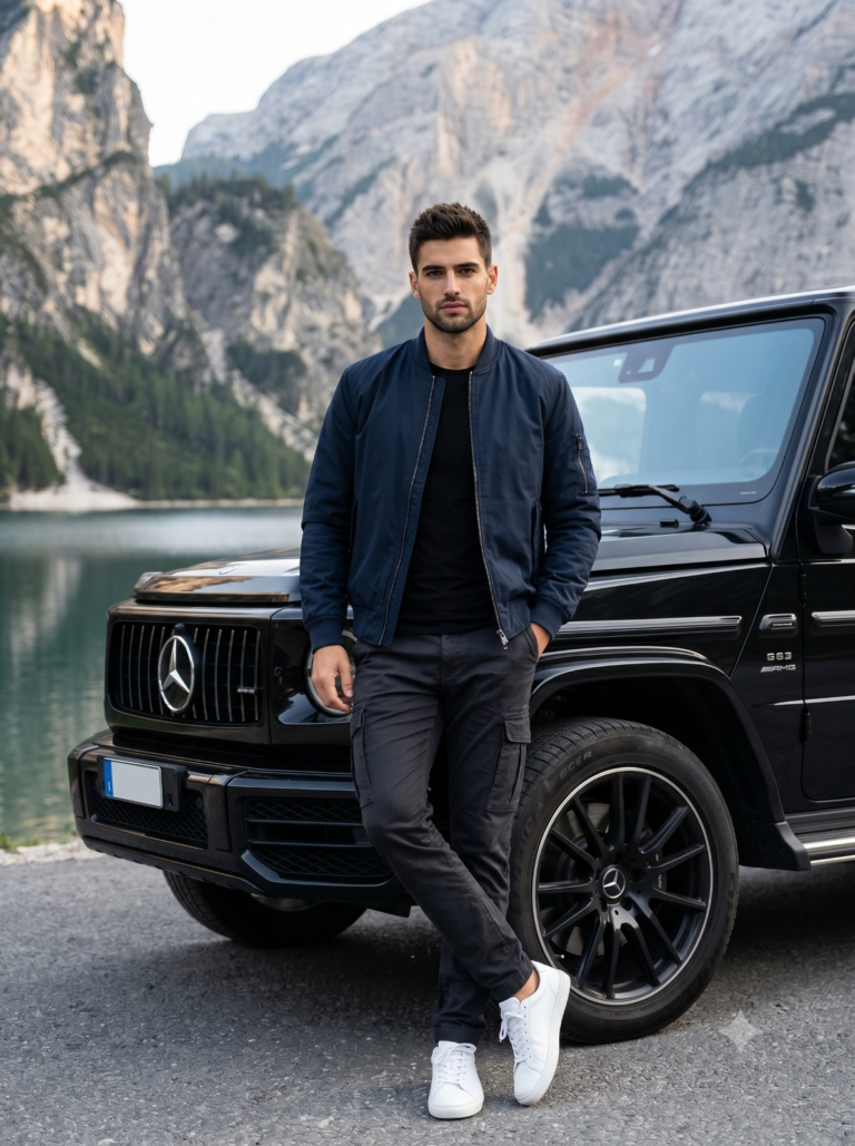 Result 1 for Luxury Mountain Gentleman AI Photo Editing Prompt