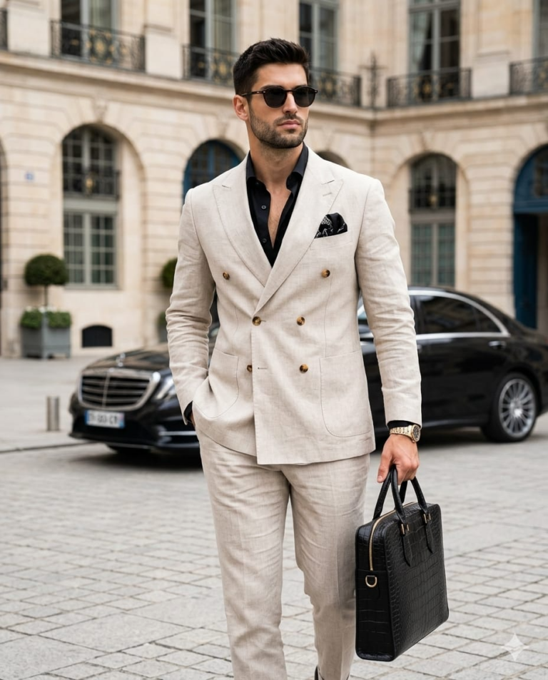 Result 1 for Parisian Luxury Stroll AI Photo Editing Prompt