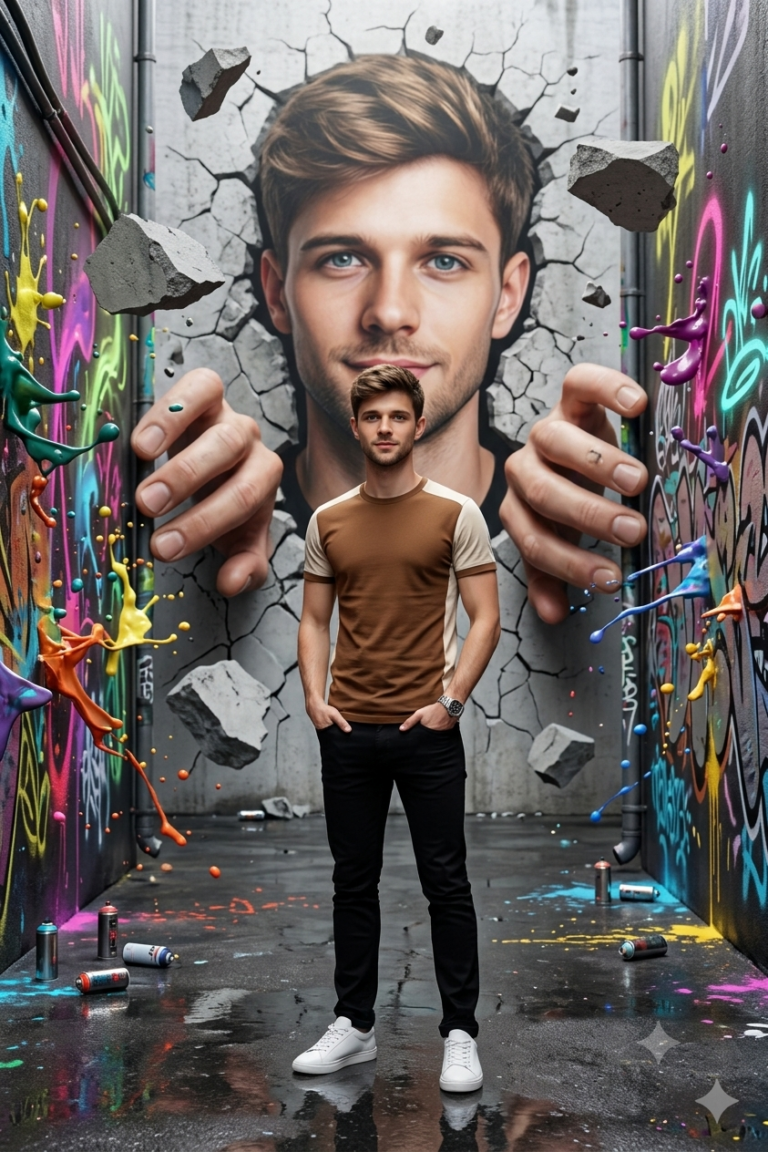 Result 1 for Graffiti Alley Clone AI Photo Editing Prompt