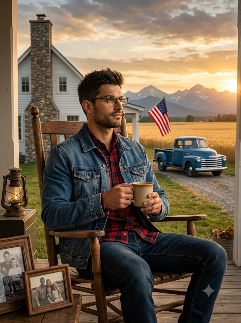 Result 1 for Golden Farmhouse Gentleman AI Photo Editing Prompt