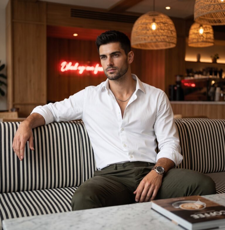 Result 1 for Luxury Cafe Editorial AI Photo Editing Prompt