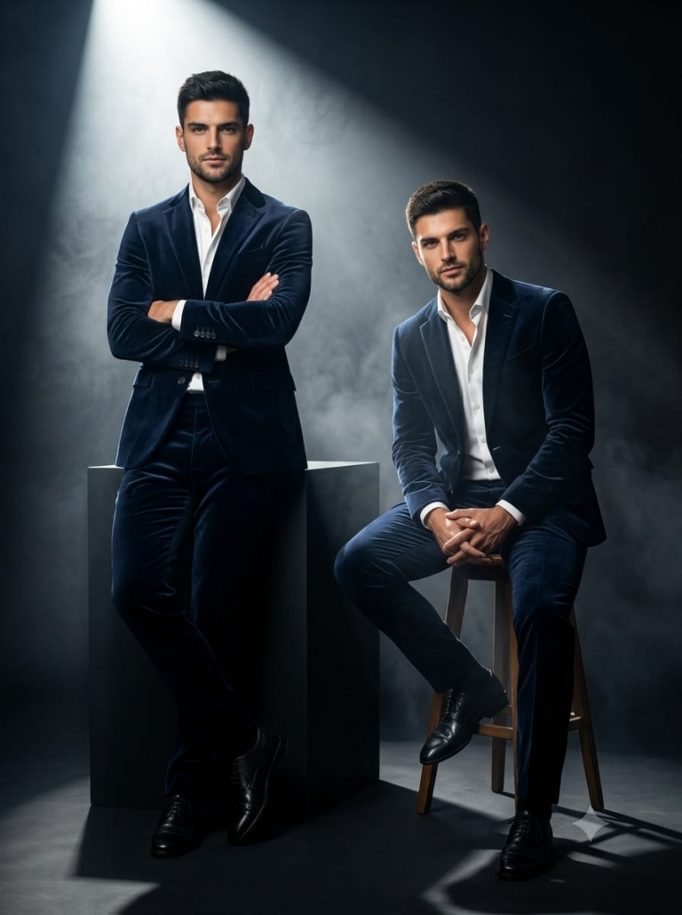 Result 1 for Luxury Studio Twin AI Photo Editing Prompt
